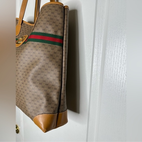 Gucci Vintage Web Tote - Picture 11 of 15